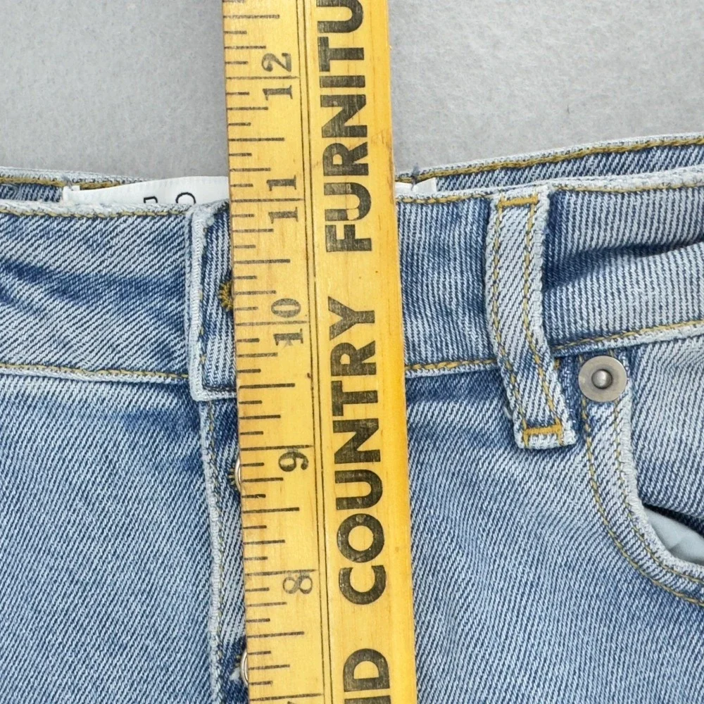IRO Paris Gaety-19S Slim High Rise Button Fly Light Wash Denim Jeans Size 27 NWT
